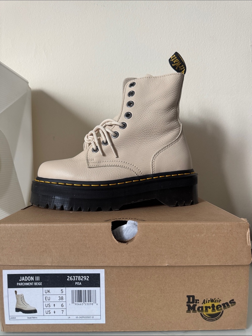 Dr Martens Platform Combat Boot